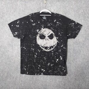 Disney T Shirt XL Nightmare Before Christmas  Jack Skeleton Graphic Short Sleeve